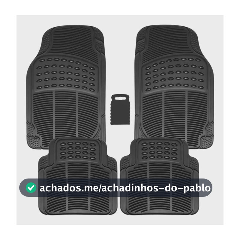 Kit Tapete Carro Universal Kia Borracha Luxo Impermeável 4 Peças Cerato 2013 A 2023