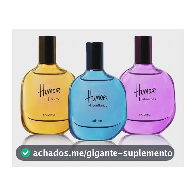Kit Natura Humor Mood Boosters: Colônia Vibrações 25ml + Confiança 25ml + Ânimo 25ml (layering/sobreposições))