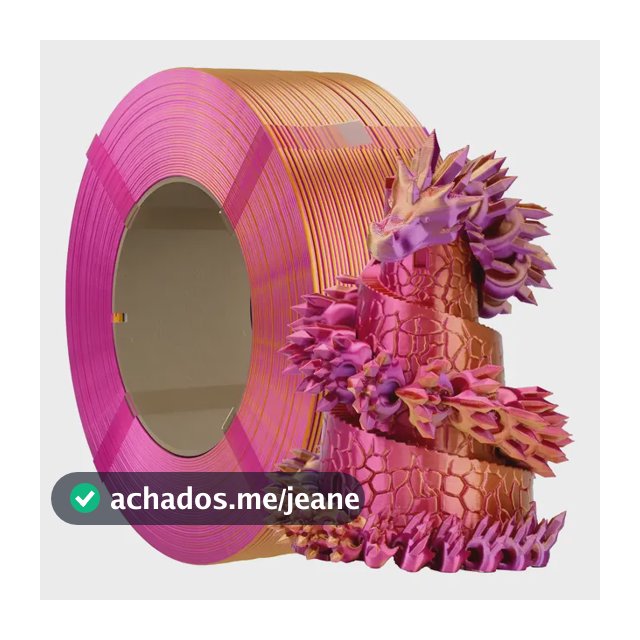 Refil Filamento Pla Impressão 3d 1kg Conjure Tricolor Silk