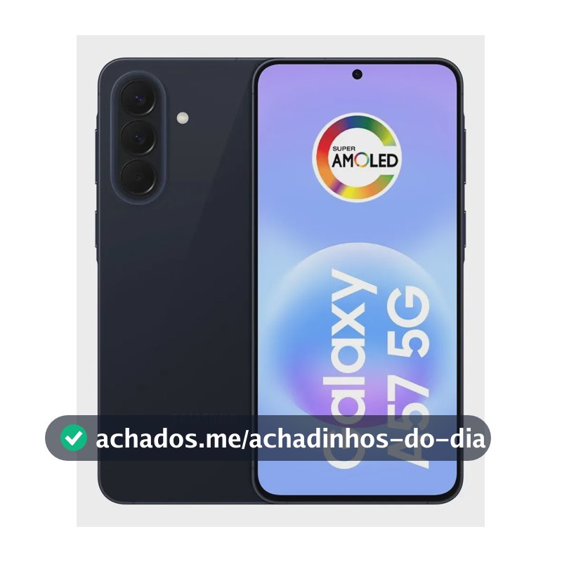 Celular Samsung Galaxy A57 5g 128gb, 8gb Ram, Câmera 50mp, Ip68, Super Amoled 6.7 , Recursos Ai - Azul-escuro