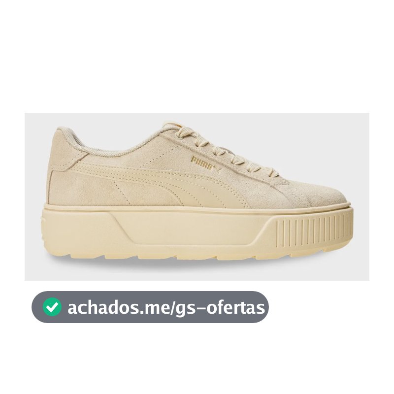Tênis Casual Feminino Karmen Bdp Puma Bege Liso 39 Br