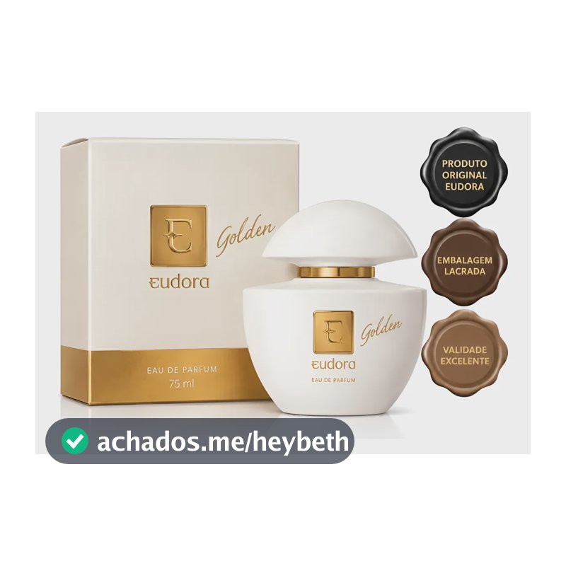 Perfume Feminino Eudora Golden Eau De Parfum 75ml