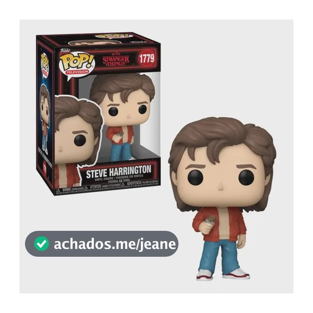 Boneco Funko Pop Netflix Stranger Things T5 Steve Harrington