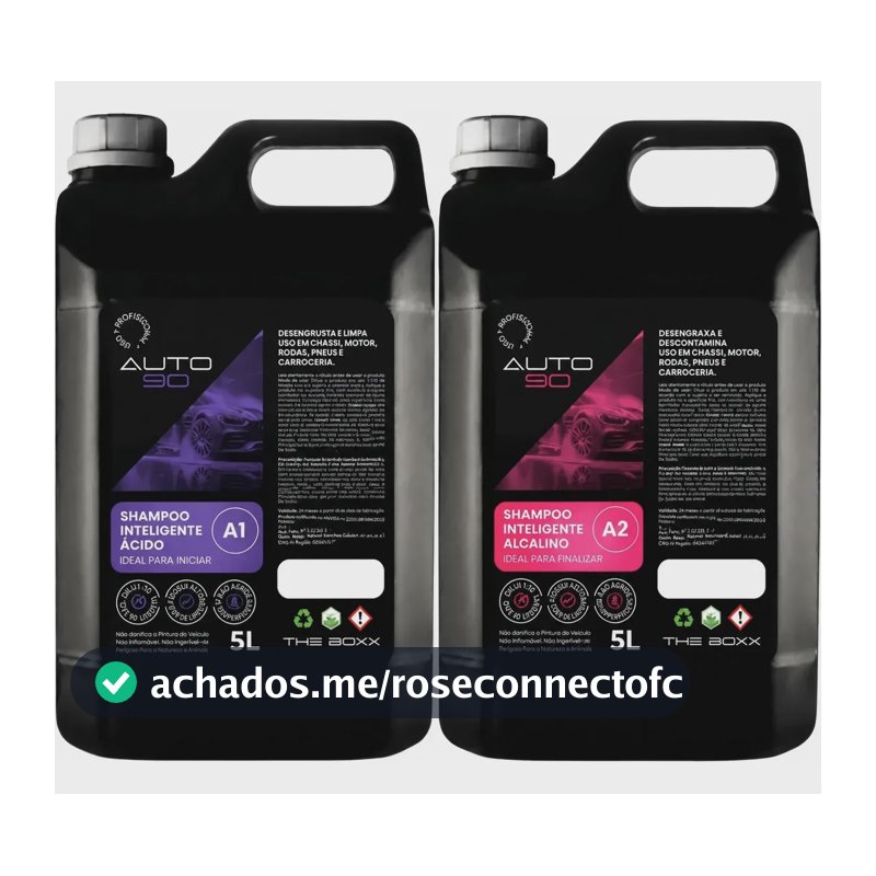 Shampoo De Carro Auto90 10l  Desincrustante + Desengraxante