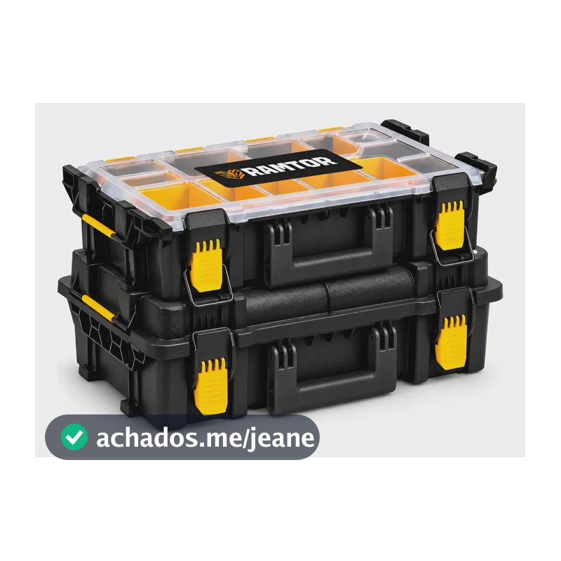 Kit Maleta Ferramentas Modular Com Organizador Anti Impacto Amarelo/preto