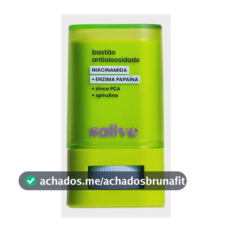 Bastão Antioleosidade 15g Sallve Com Niacinamida