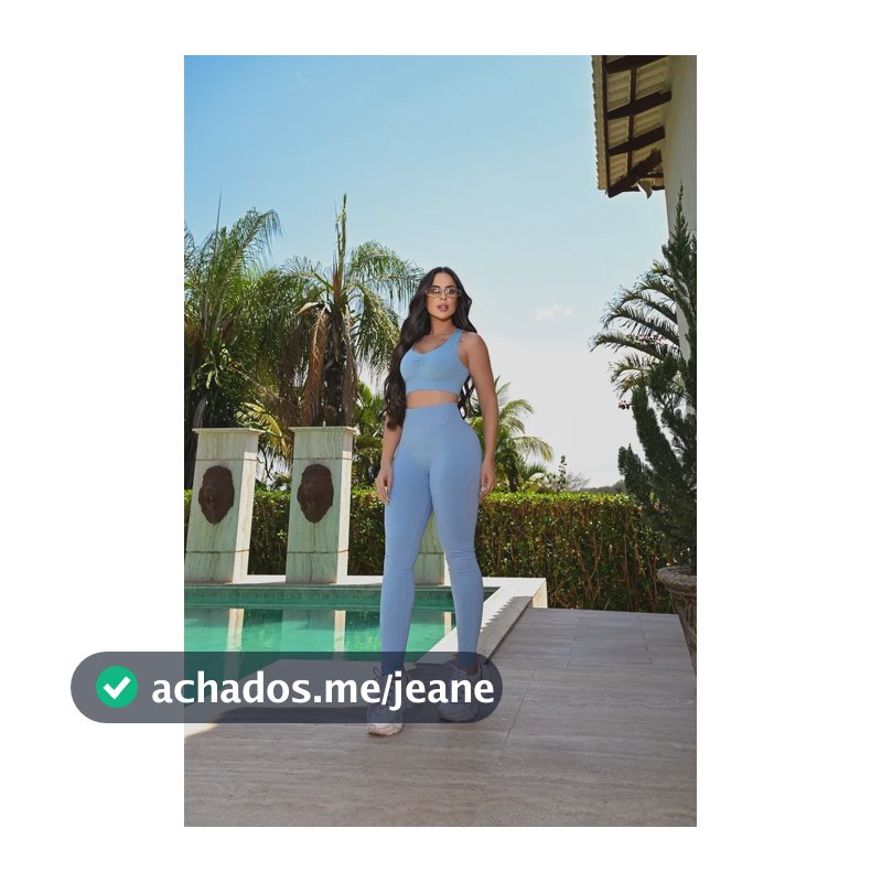 Conjunto Selene Fitness Top E Legging Original Academia