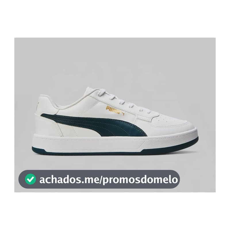 Tênis Masculino Caven 2.0 Bdp Puma Branco E Azul Escuro Liso 40 Br