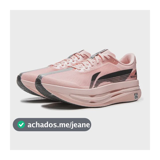 Tênis De Corrida Li-ning Redhare 9 Ultra Cushion Masculino Rosa 8.5