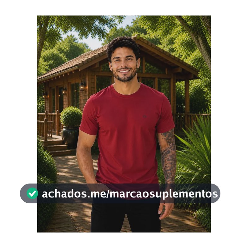 Camiseta Básica Ogochi Masculina Lisa Tecido Premium Oficial
