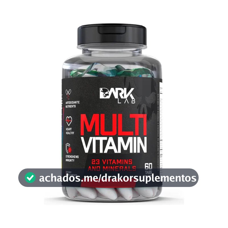 Multivitaminico 60 Tab - Dark Lab (1 tablet por dia)