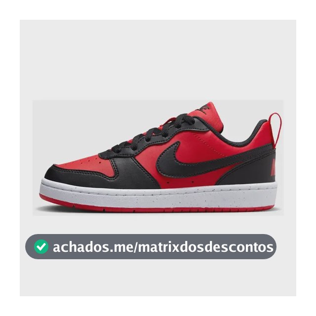 Tênis Nike Court Borough Low Recraft Infantil