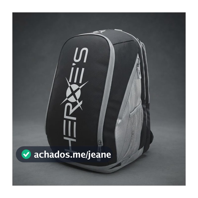 Nova Mochila Raqueteira Heroes Gravity Phantom 2026 Preto