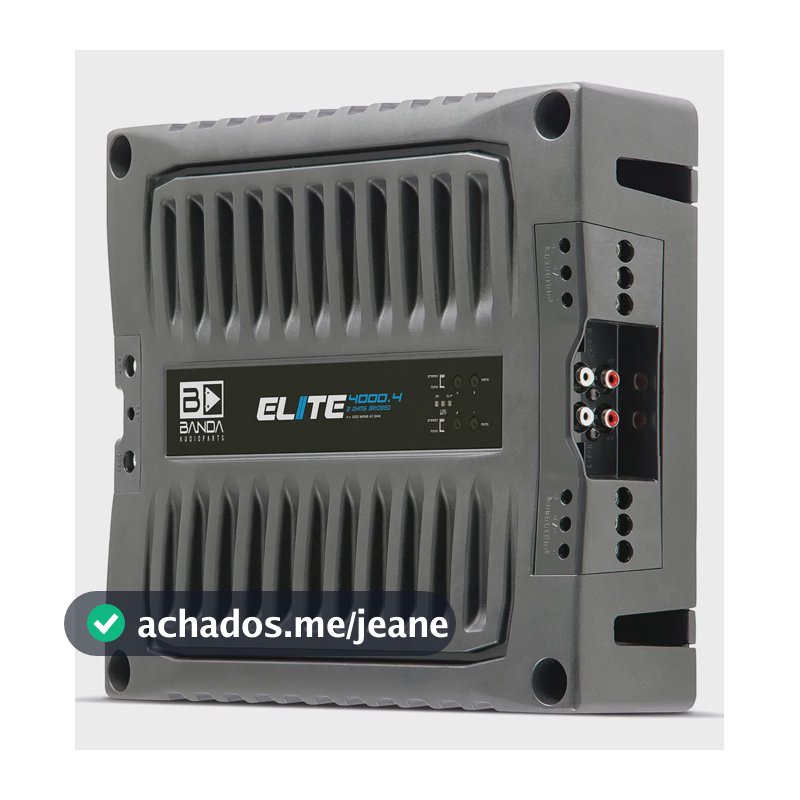 Modulo Amplificador Banda Elite 4000.4 Wrms 1 Ohm 4 Canais