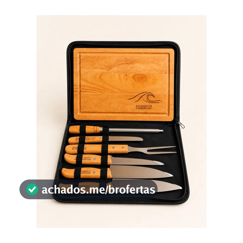 Kit Churrasco Personalizado - 8 Peças