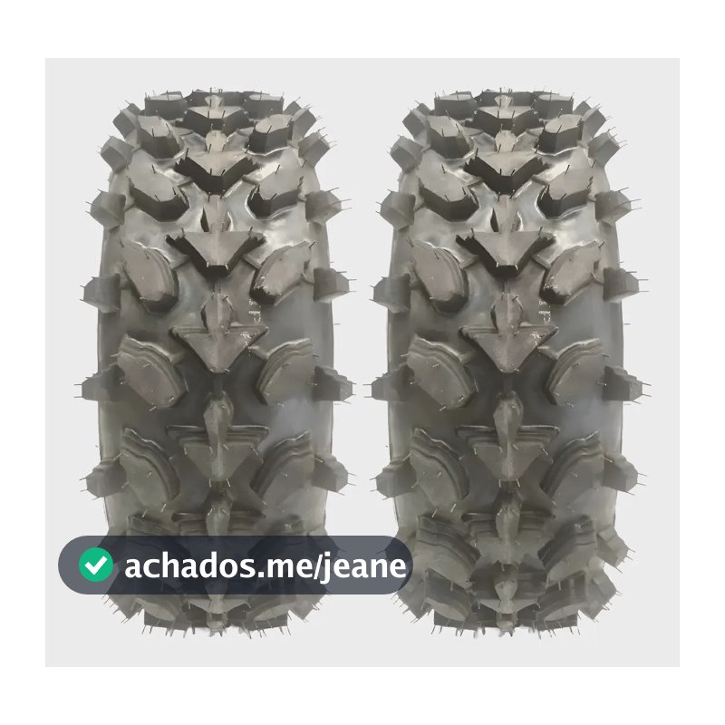 Kit 2 Pneus Trilha Aro 15 Gaiola Baja Off Road Desbravador T