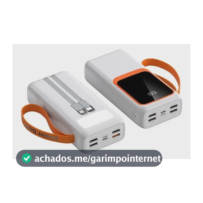 Power Bank Enw Y020 Usb 30000/50000mah Pd 22,5w Branco