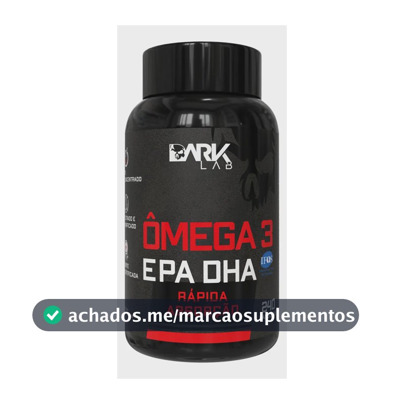 Ômega 3 Epa Dha 240 Cápsulas Dark Lab