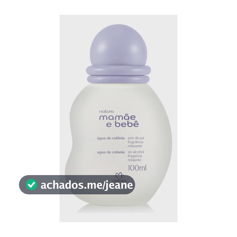 Água de Colônia Relaxante Natura Mamãe e Bebê 100ml