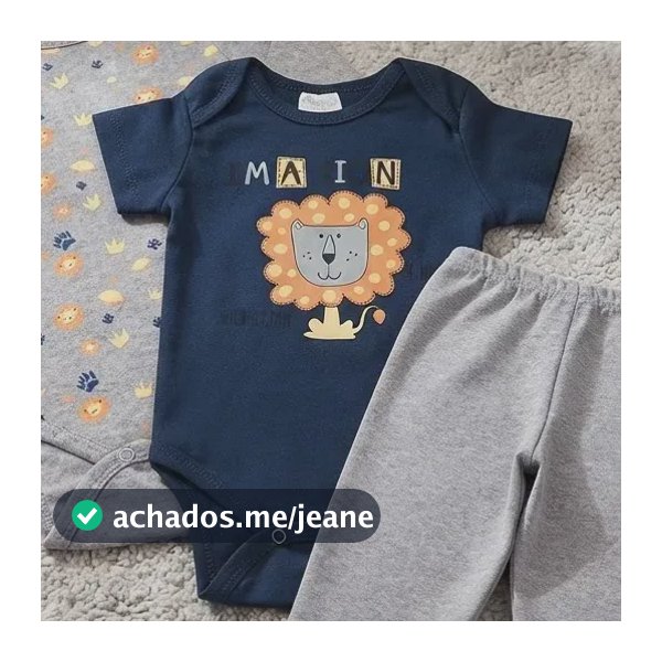 Kit Body Bebê 3 Peças Menino Roupas Para Bebê Conjunto Bebê