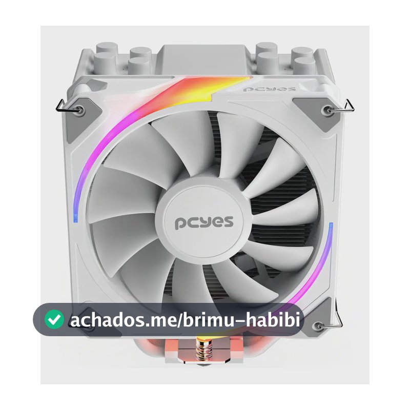 Pcyes Frost Pulse Argb Cooler Para Processador White Ghost