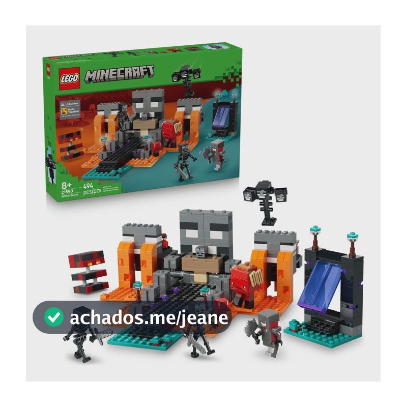 LEGO Minecraft Batalha do Wither - 494 Peças - 21590