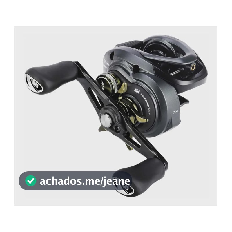 Carretel carretilha Shimano Curado 71 mgl xg esquerdo color preto