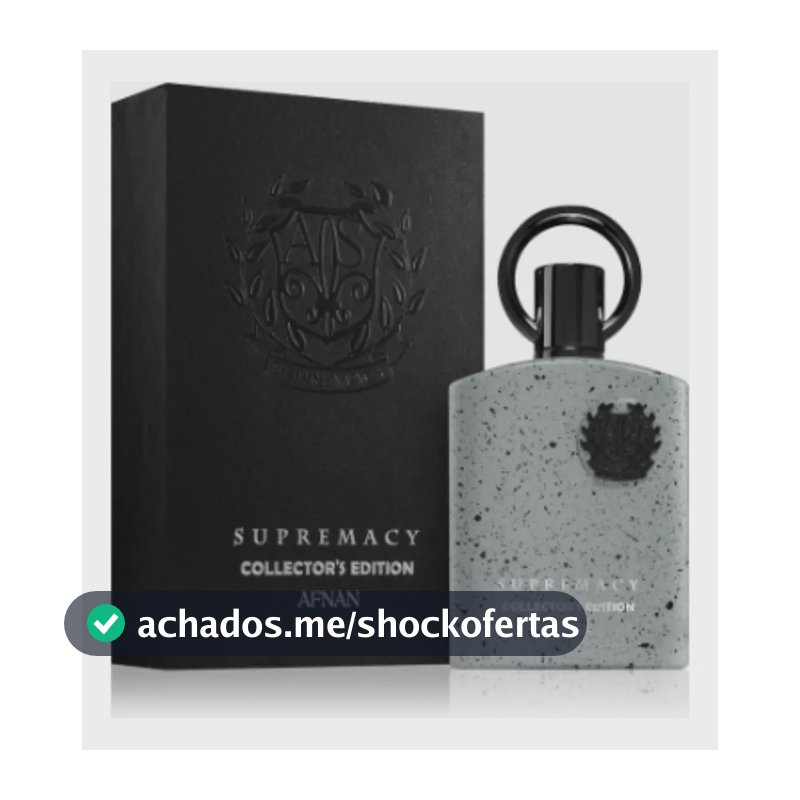 Supremacy Collector's Edition Afnan Perfume Árabe Eau De Parfum 100ml Masculino