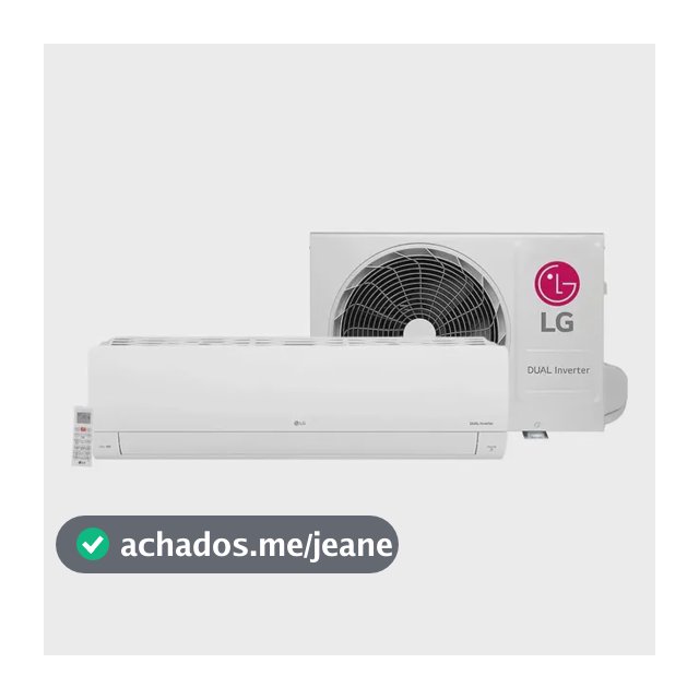 Split hi wall inverter LG dual compact R-32 12000 btu/h frio