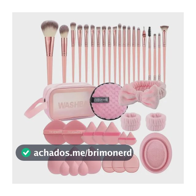 Kit JRFF&GWKY de 42 pincéis de maquiagem profissionais e estojo de ferramentas cosméticas — de alta qualidade para maquiadores e príncipes