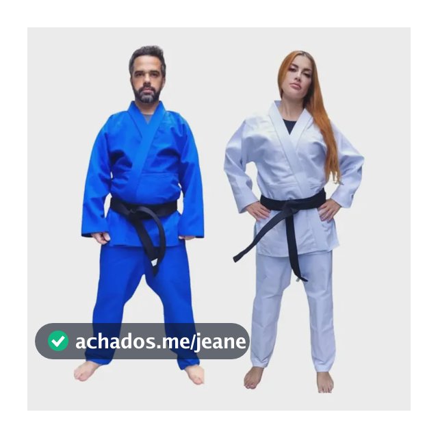 Kimono Adulto Jiu-jitsu Trançado Azul Não Acompanha Faixa