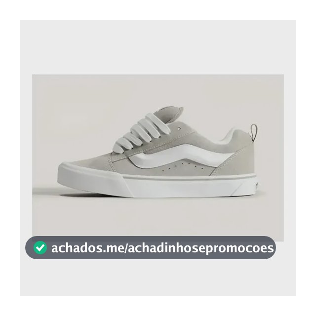 Tênis Vans Knu Skool Black White 34 Ao 43 Casual Promoção