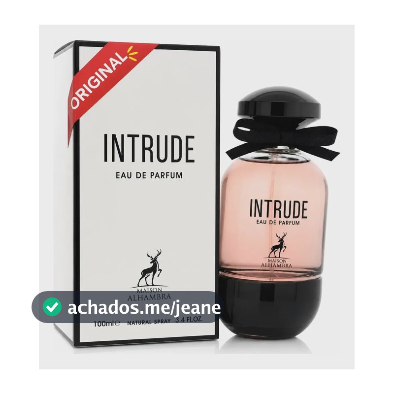 Perfume Intrude Maison Alhambra Feminino Eau De Parfum 100ml Original Com Selo