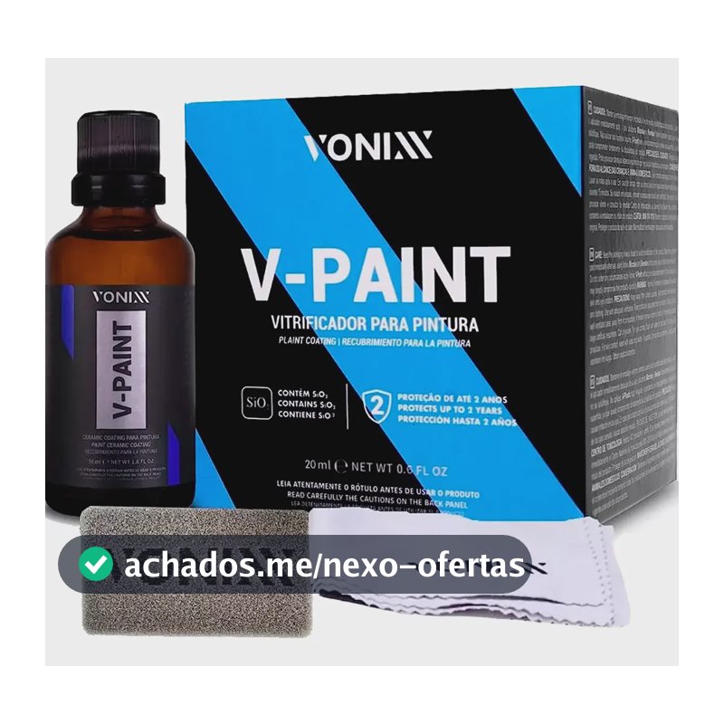 V Paint Vitrificador Pintura Automotiva Vpaint 20ml Vonixx