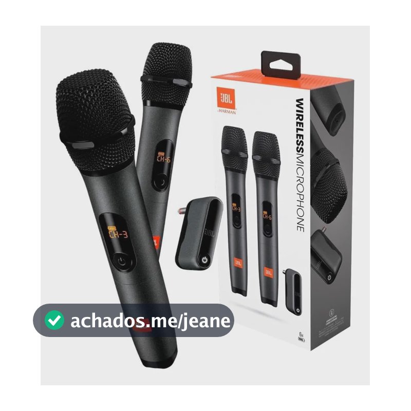 Microfones JBL MICBR2 Sem fio Cardioide
