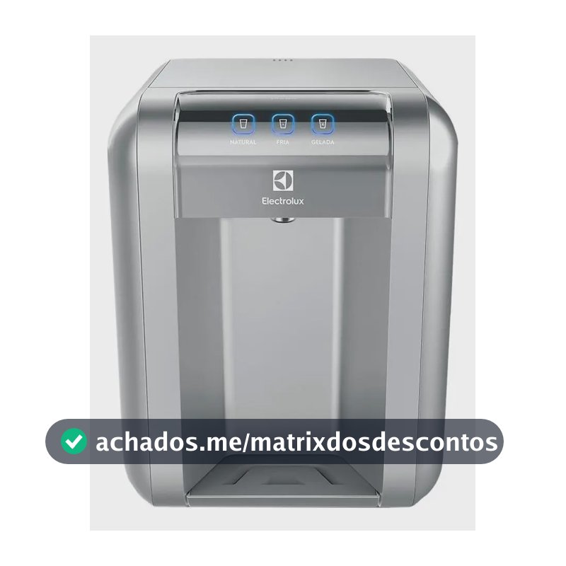 Purificador De Água Electrolux Gelada/fria/natural Pe11x Bivolt Prateado