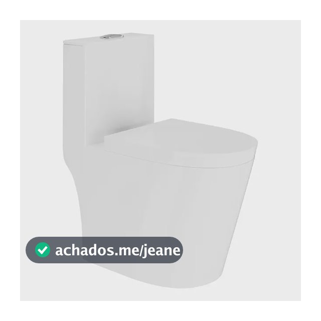 Vaso Sanitário Monobloco Completo - Caixa Acoplada Privada Branco