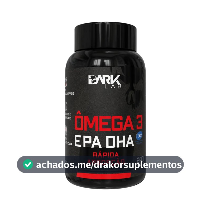Ômega 3 Epa Dha 240 Cápsulas Dark Lab