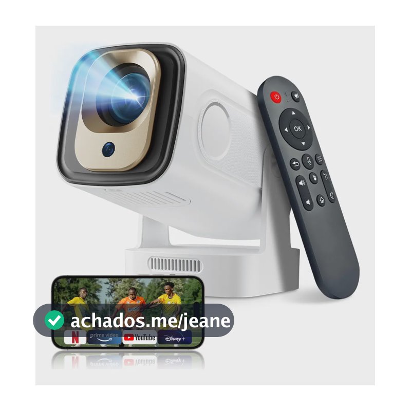 Mini Proyector Profesional Hy260pro 4k Wifi6 1080p 330ansi Blanco