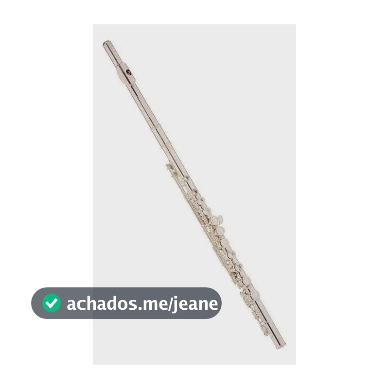 Flauta Transversal Eagle prata Fl03s C/ Estojo Luxo