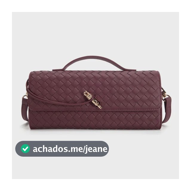 Romantic Crown Bolsa De Mão Feminina De Alta Qualidade Feita Cor De Vinho Liso Níquel