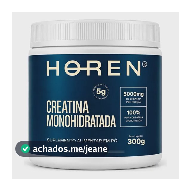 Creatina 100% Pura - Horen Suplementos