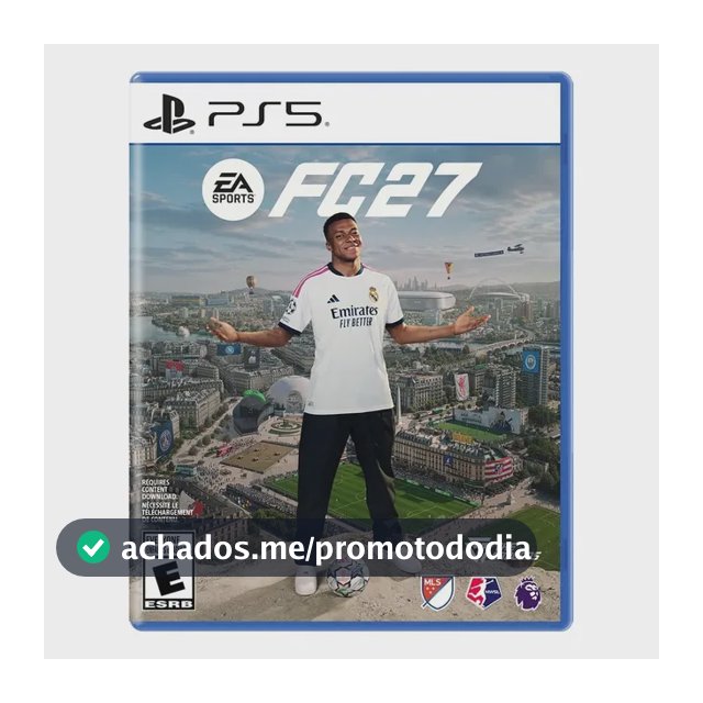 Jogo Ea Sports Fc 27 - Ps5 Mídia Física Novo Com Nf-e