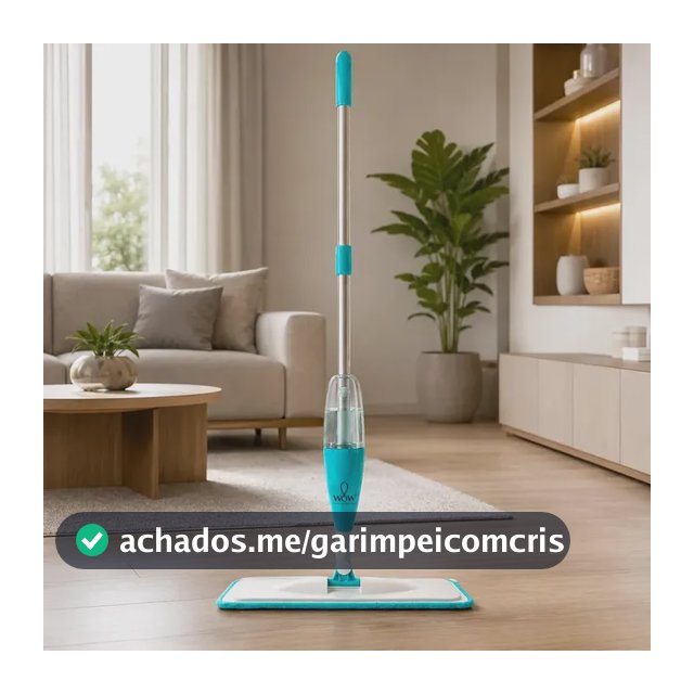 Mop Spray Com Reservatório Esfregão Vassoura Mágica Refil Wow World Of Wonders