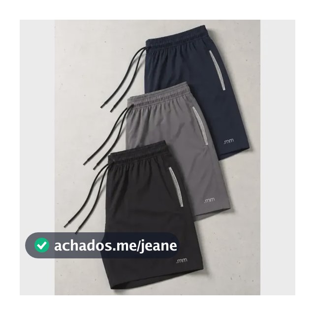 Kit 3 Bermuda Masculina Tactel Com Elastano Academia Treino Preto-marinho-cinza Gg