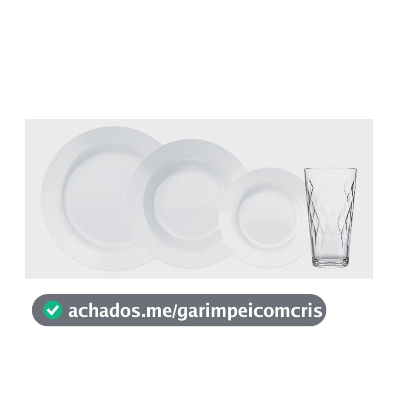 Aparelho De Jantar 16 Peças Duralex Menu