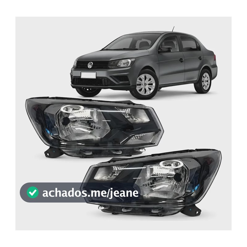 Par Farol Voyage G8 2018 2019 2020 2021 2022 2023 Foco Simples Mascara Negra Ambos Lados