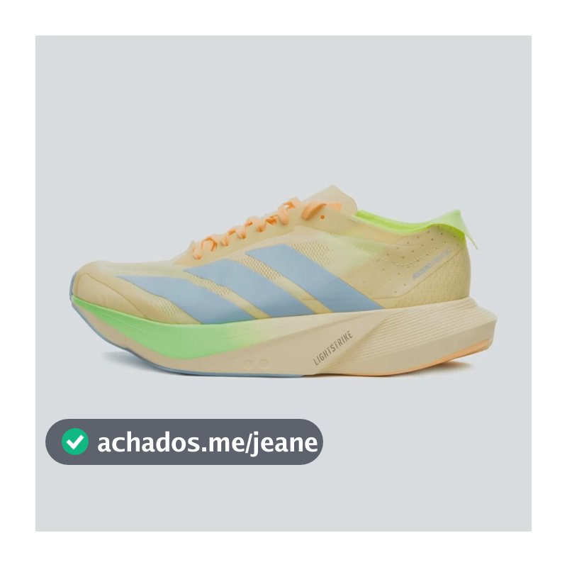 Tênis Masculino Adizero Drive Rc adidas Amarelo Liso 39 Br
