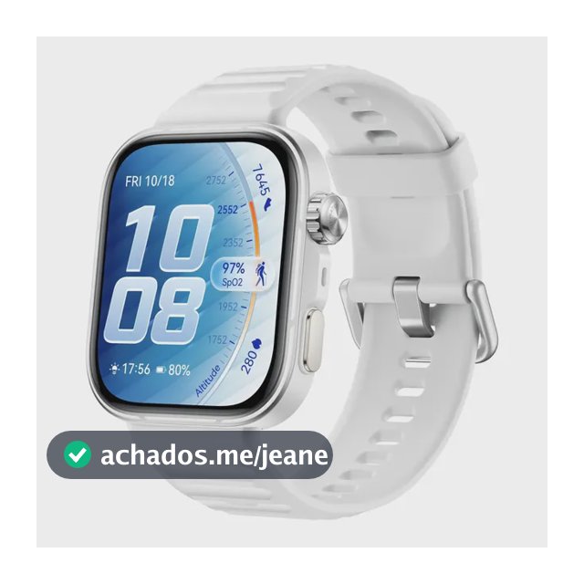 Smartwatch Huawei Watch Fit 5 Pro Tela Fullview Amoled De 1,92 Vidro De Safira Mini Treino Bateria Com Até 10 Dias 64 Gb Gerenciamento Da Saúde Ecg Compatível Com Ios E Android Branco