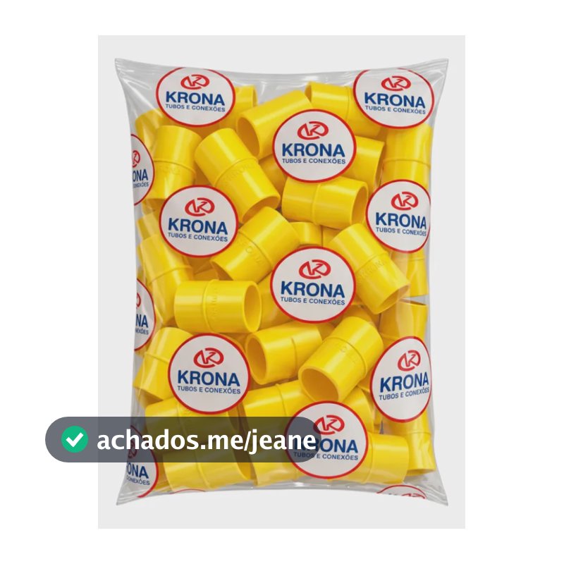 Luva Conduíte Pressão Krona 3/4 25mm Kit 50 Unidades